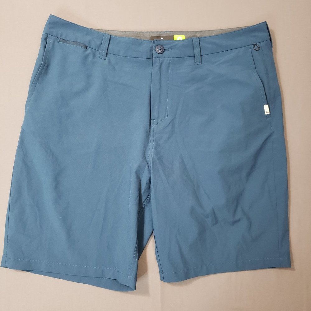 Quiksilver Amphibians Men's Hybrid Bermuda/Board Shorts Blue Subdued Size 36